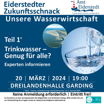Bild vergrößern: Eiderstedter-Zukunftsschnack-Wasser-SoMed